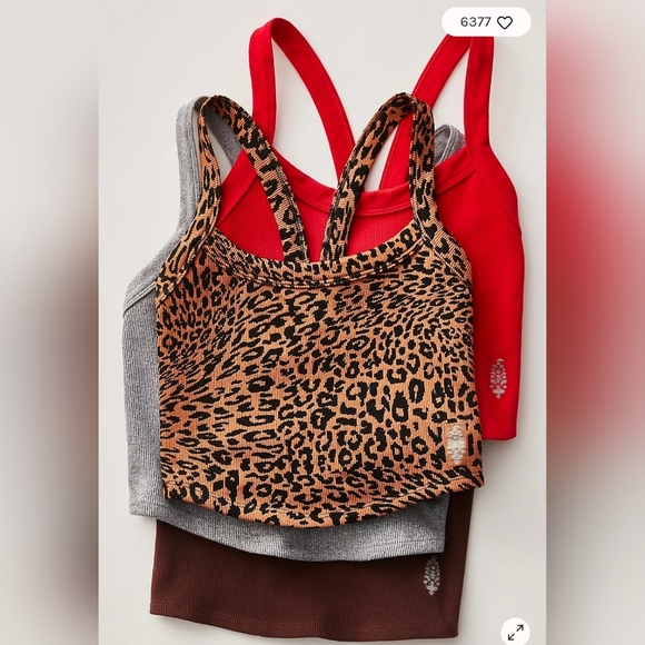 FP Movement by Free People Tops - NWT FP Movement All Clear Leopard Cami